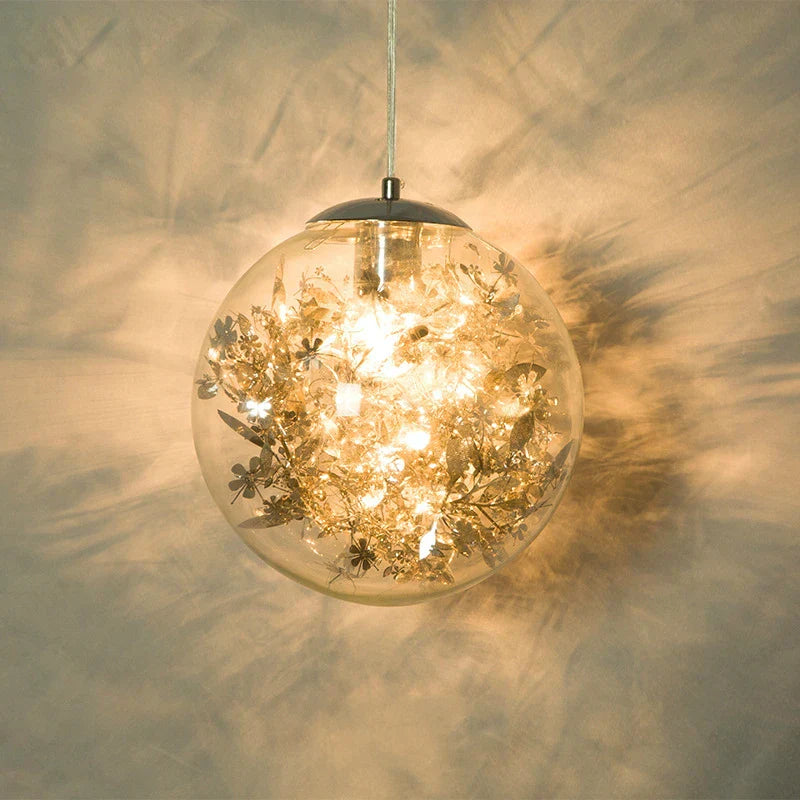 Decorbites™ Glas-LED-Hängeleuchte: Einfache nordische Leuchte für Schlafzimmer, Küche und Wohnzimmer