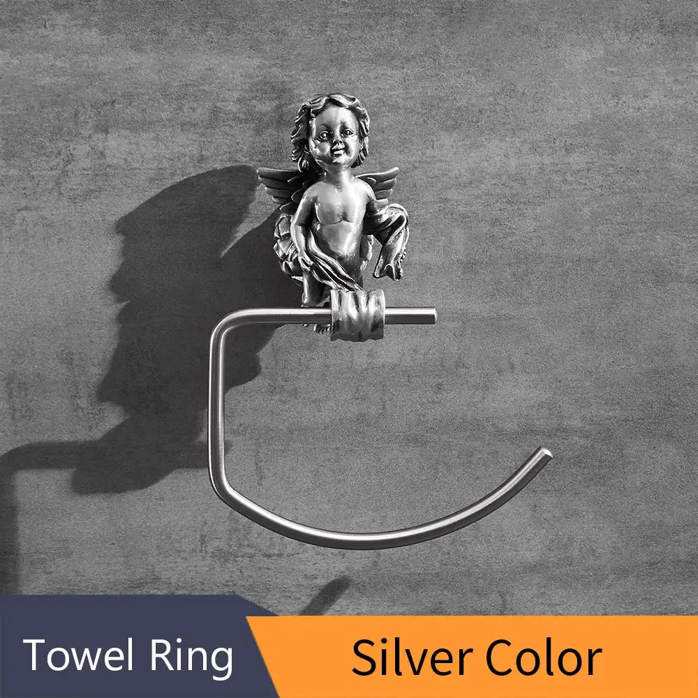 Gold Brass Towel Ring