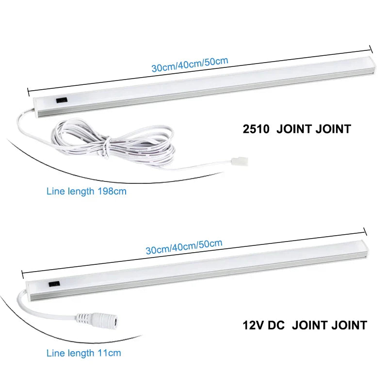 DecorBites™ LED Under Cabinet Light Hand Sweep Switch Sensor Lamp Night Lights