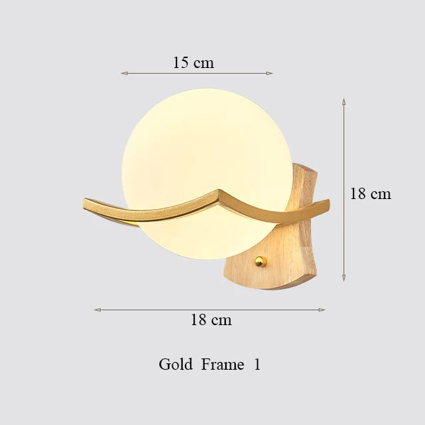 Wood Minimalist Wall Lamp