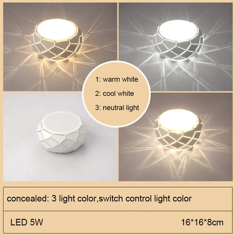 Decorbites™ LED-Deckenleuchte: Simplicity 5W 12W dimmbare Zylinderlampe für Gang Korridor