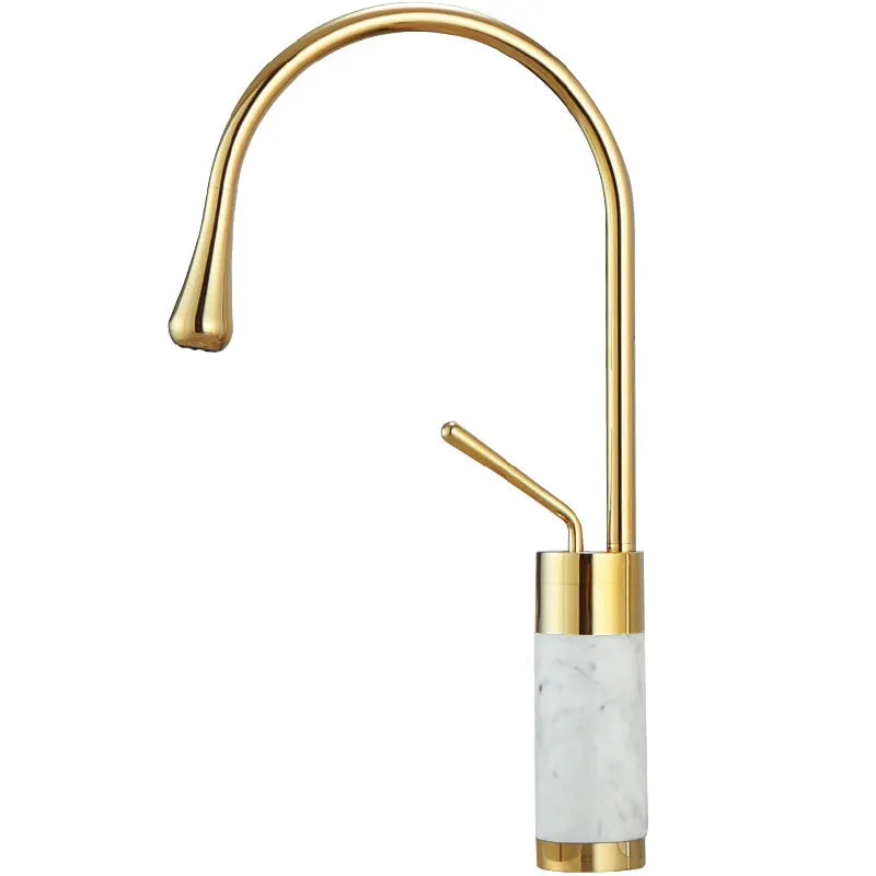 Gold Marble Basin Faucet