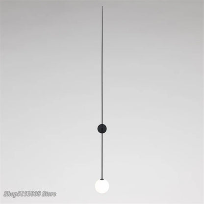 DecorBites™ Glass Ball LED Wall Lamp for Modern Minimalist Decor