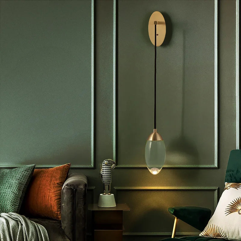 Decorbites™ Kristall-LED-Wandleuchte: Moderne Luxus-Nordische Heimbeleuchtung für Schlafzimmer, Treppe, Nachttischlampe