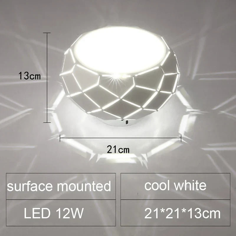 Decorbites™ LED-Deckenleuchte: Simplicity 5W 12W dimmbare Zylinderlampe für Gang Korridor