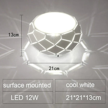 Decorbites™ LED-Deckenleuchte: Simplicity 5W 12W dimmbare Zylinderlampe für Gang Korridor
