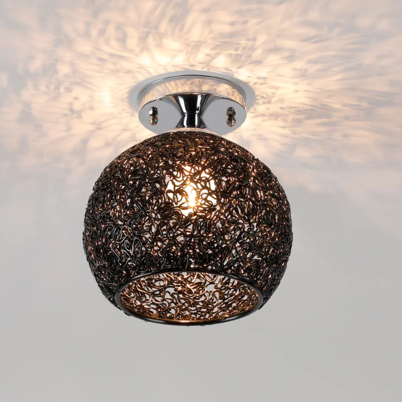 DecorBites™ Glass Ball LED Ceiling Lights for Home Decor and Minimalist Living Rooms