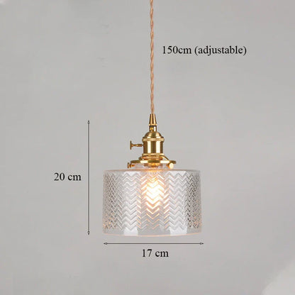 Decorbites™ Grünes Glas LED-Kronleuchter: Minimalistische Messing-Hängeleuchten