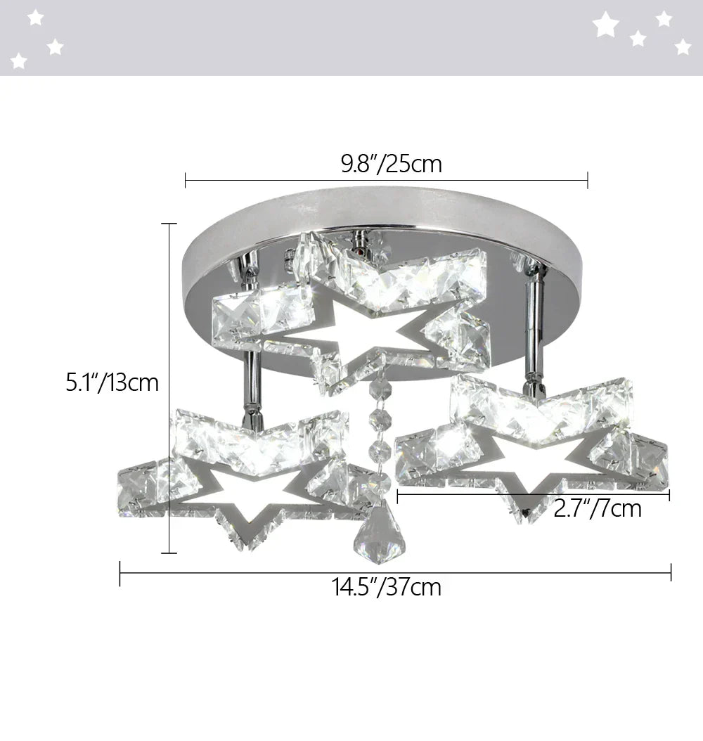 Decorbites™ Kristallsterne LED-Hängeleuchter für modernes Wohn- und Esszimmer-Dekor
