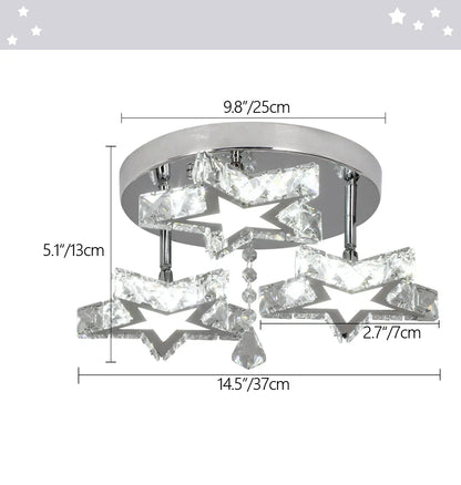 Decorbites™ Kristallsterne LED-Hängeleuchter für modernes Wohn- und Esszimmer-Dekor