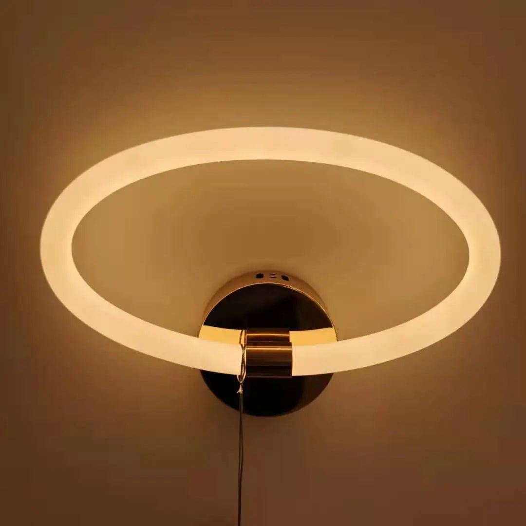 Decorbites™ Acrylring-LED-Wandleuchte für moderne Innenraumdekoration, Beleuchtung für Wohnzimmer und Schlafzimmer
