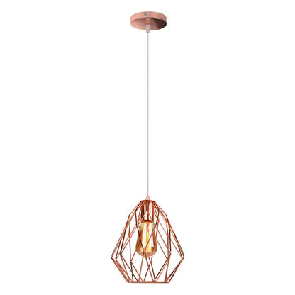 Decorbites™ Eisen-Metall-Käfig-Hängeleuchte Industrielles Vintage-Deckenlicht