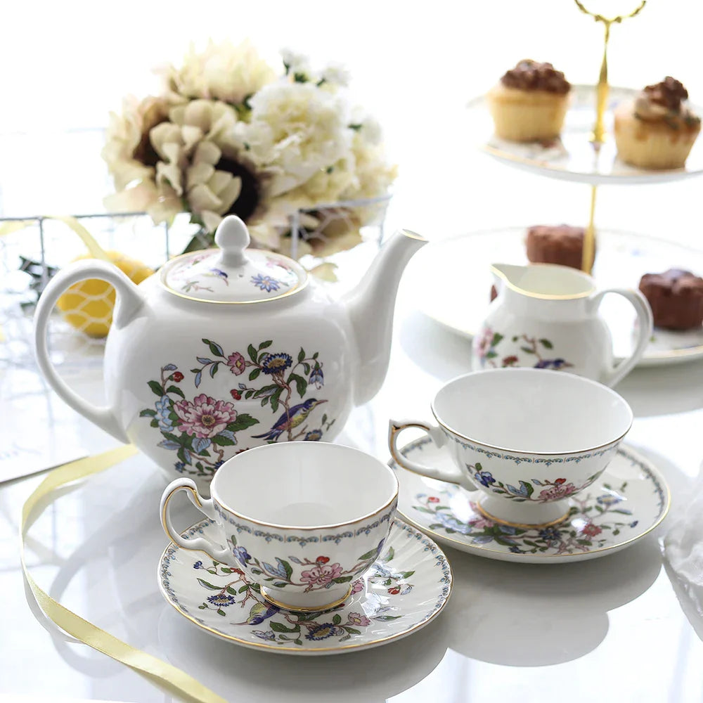 Decorbites™ Kaffeeservice & Teeservice: Tasse, Untertasse, Kanne, Milch, Zucker, Teller, Platte, Teegeschirr