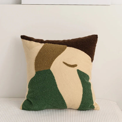 DecorBites™ Embroidery Pillow Cover 45x45cm/30x50cm Abstract Pattern for Home Decor