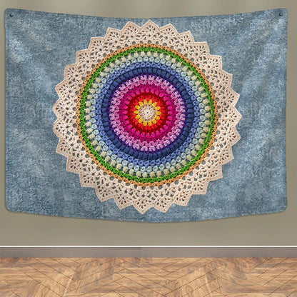 DecorBites™ Indian Mandala Tapestry Wall Hanging Beach Shawl Mat Blanket Bohe Tapestries