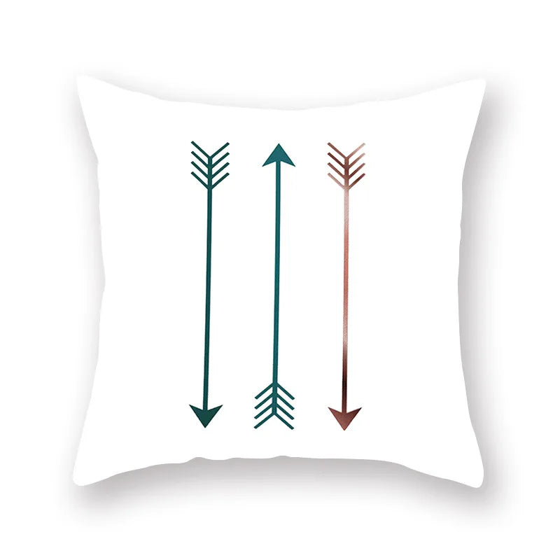 Decorbites™ Grünes Geometrisches Kissenbezug - Nordisches Klassisches Design für Heimdekoration und Komfort