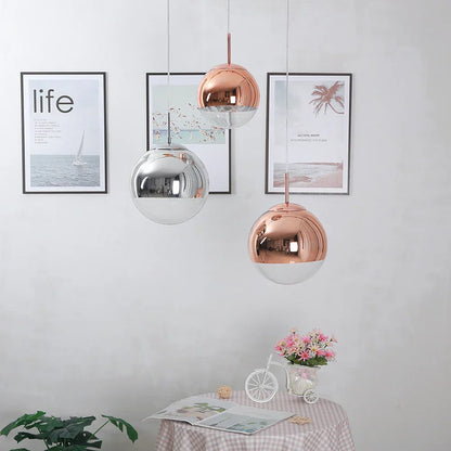 Decorbites™ Glasball-Elektroplattier-LED-Hängeleuchte für Küche, Wohnzimmer und Schlafzimmer