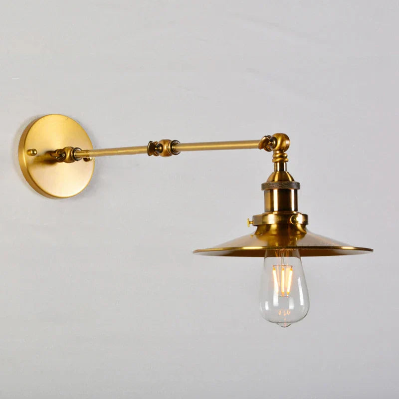 Gold Adjustable Wall Light