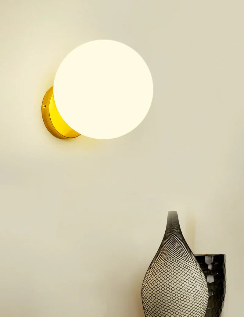 Decorbites™ Glasball-Wandlampe: Modernes minimalistisches nordisches Design, luxuriöse Beleuchtung für das Schlafzimmer