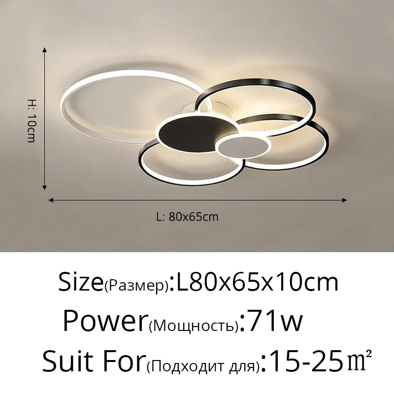 Decorbites™ LED-Deckenleuchter für Wohnzimmer, Schlafzimmer, Esszimmer, Innenbeleuchtung