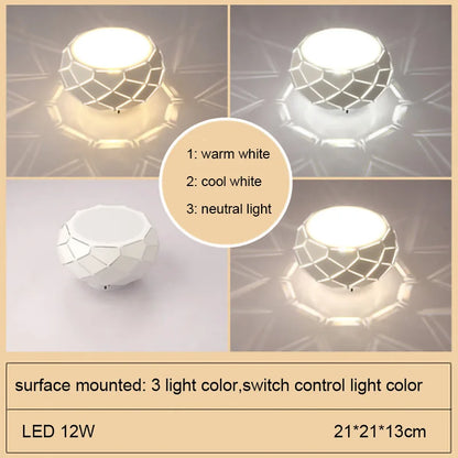 Decorbites™ LED-Deckenleuchte: Simplicity 5W 12W dimmbare Zylinderlampe für Gang Korridor