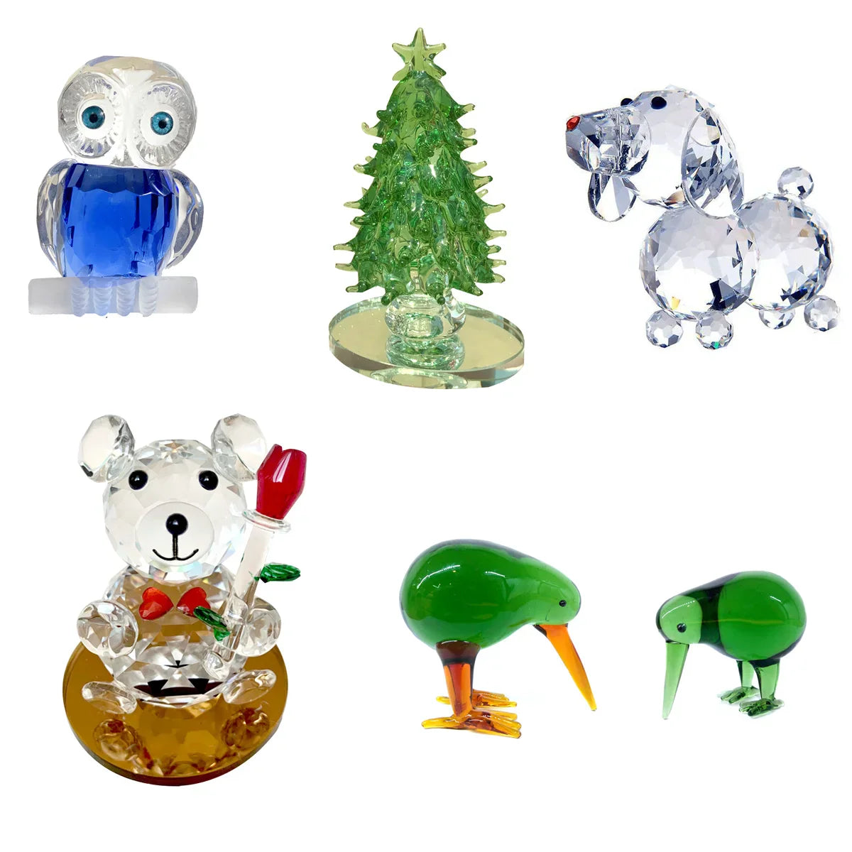 Crystal Animal Figurine Decor