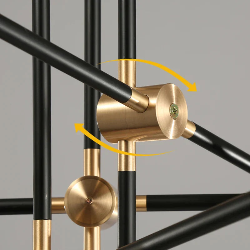Decorbites™ Geometrische Glas-Kugelleuchter: Postmoderne LED-Hängeleuchten für stilvolle Dekoration