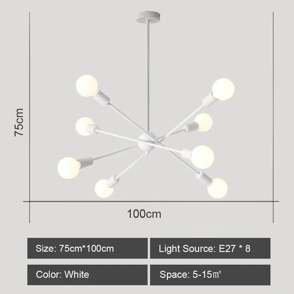 Industrial Sputnik Chandelier