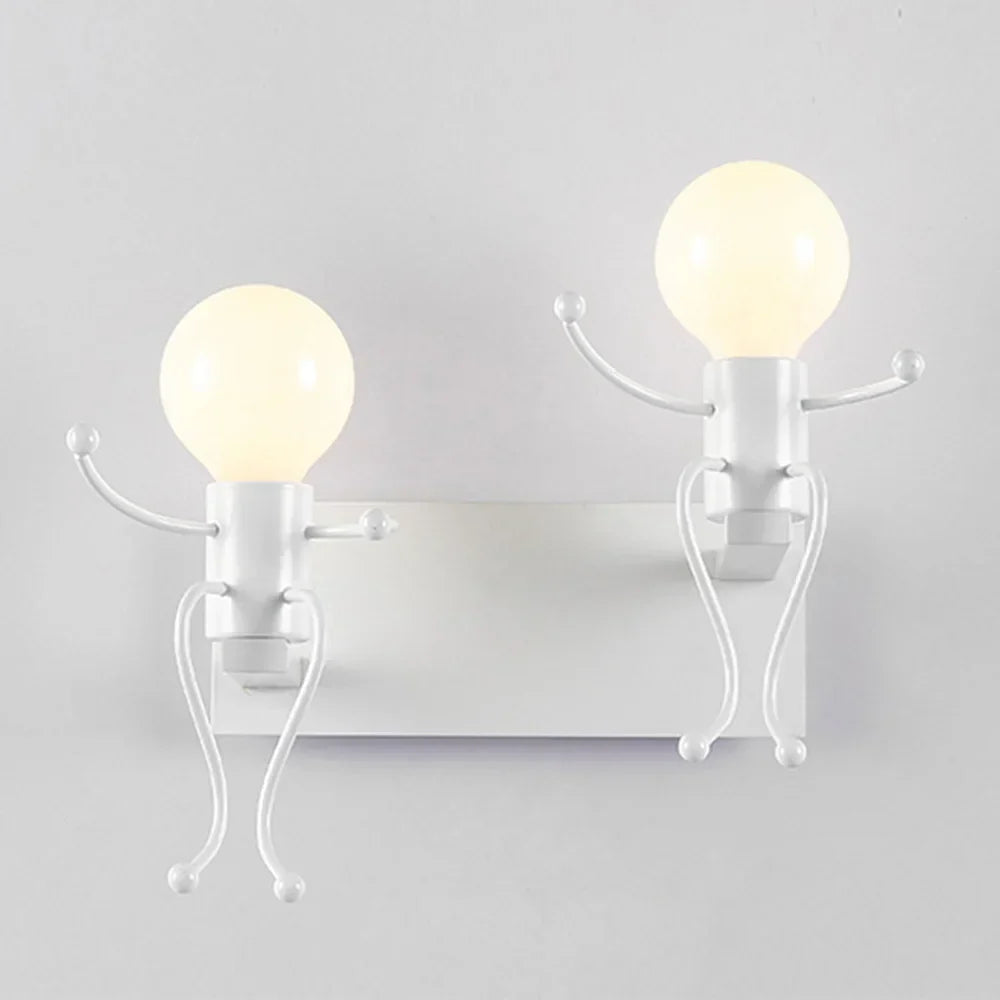 Decorbites™ Kleiner Iron Man Cartoon Wandlampe für Kinderzimmer, Schlafzimmer, Küche – Modernes Design