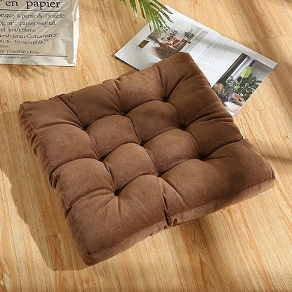 DecorBites™ Corduroy Floor Seat Cushion for Yoga Meditation & Relaxation