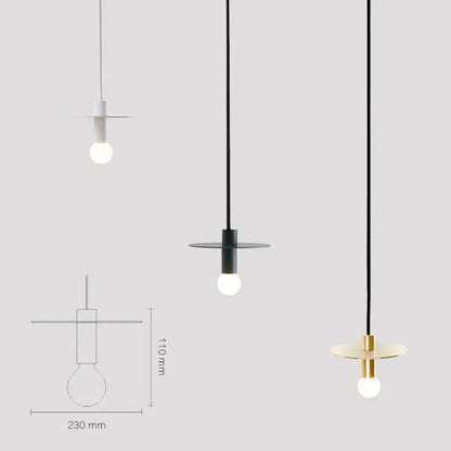 Decorbites™ Eisen-Hängeleuchte: Nordische LED E27 Pendellampe für die Hausdekoration