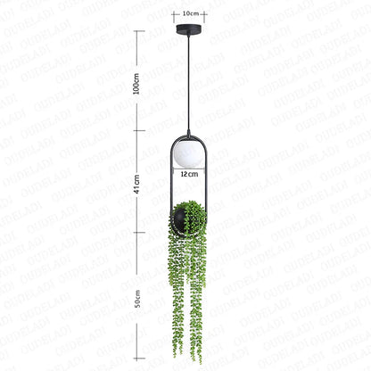 DecorBites™ Black Flower Pot Pendant Lights for Home Decor, Dining, Bar & Restaurant Lighting