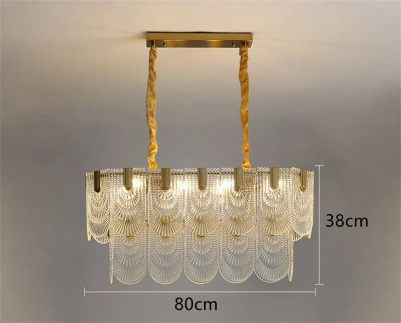 Decorbites™ Kunstglas-Leuchter: Elegante Luxusbeleuchtung für Wohn-, Ess- und Schlafzimmer