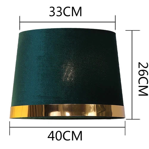 Gold Edge Cloth Lampshade