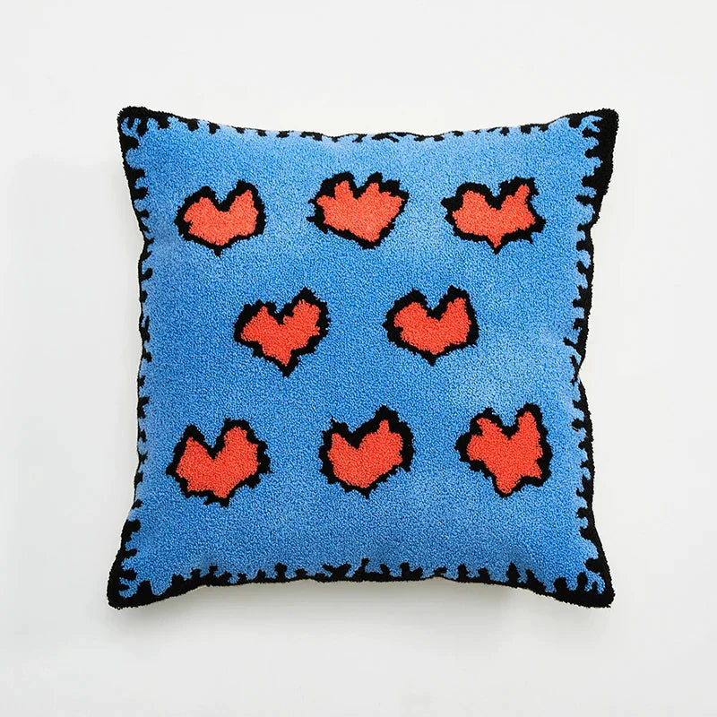 Decorbites™ Bestickte Gänseblümchen-Pusteblume Kissenbezug 45x45 cm für Sofa Bett Stuhl Wohnzimmer