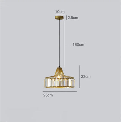 Decorbites™ K9-Kristall-Hängeleuchte Moderne Wohnzimmer-Deckenlampe LED-Halle Dekoration