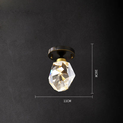 DecorBites™ Black Crystal Copper LED Chandelier - Art Deco Hanging Lamp for Dinning Room