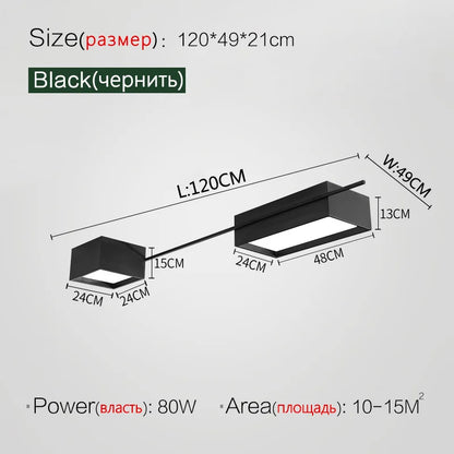 DecorBites™ LED Ceiling Lamp Modern Minimalist Dining Bedroom Lights