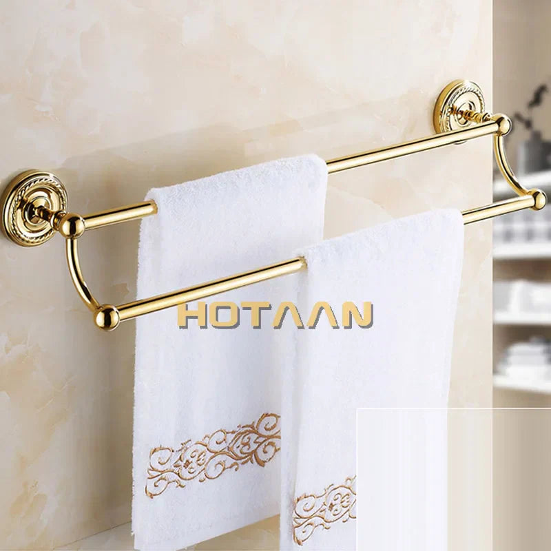 Gold Brass Accessory Set