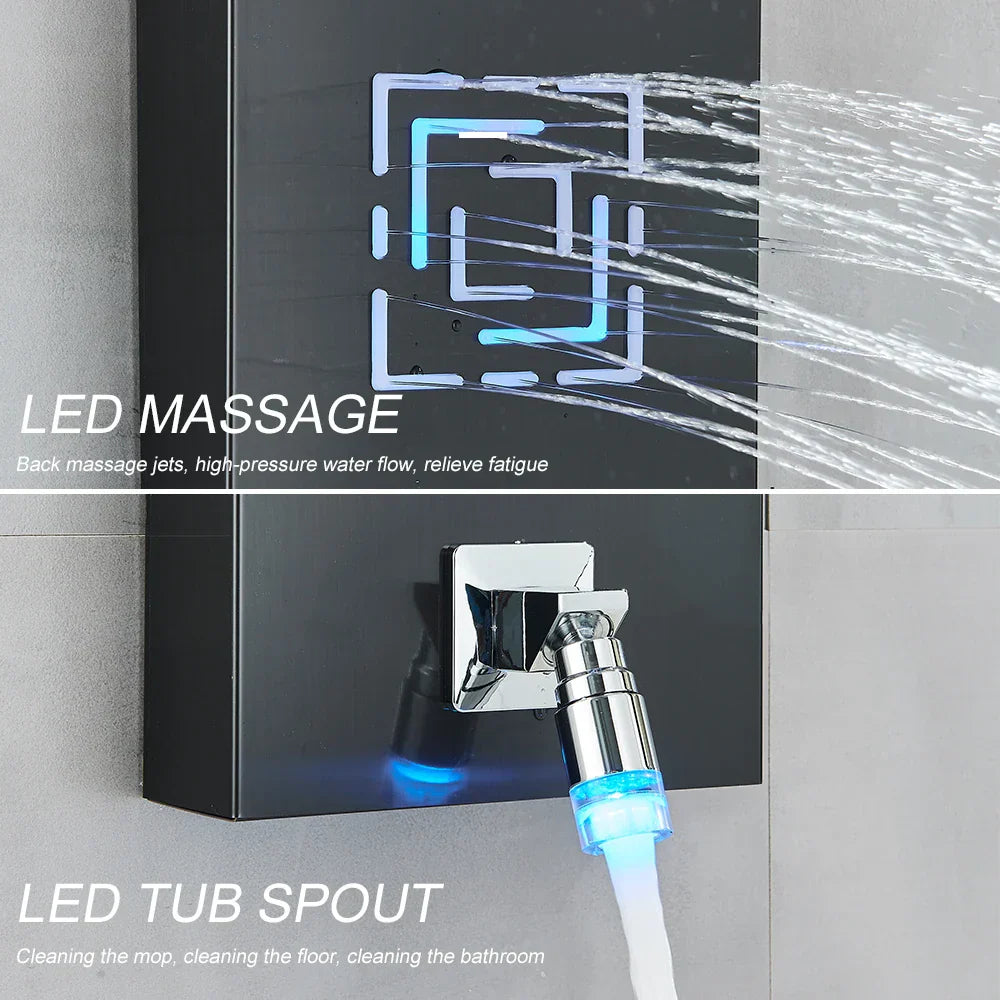 LED Rainfall Shower System