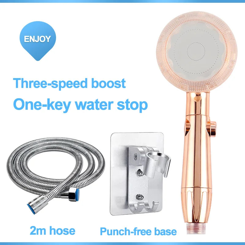 Decorbites™ Hochdruck-Duschkopf mit 3 Funktionen für magische Massage und Wassersparfunktion