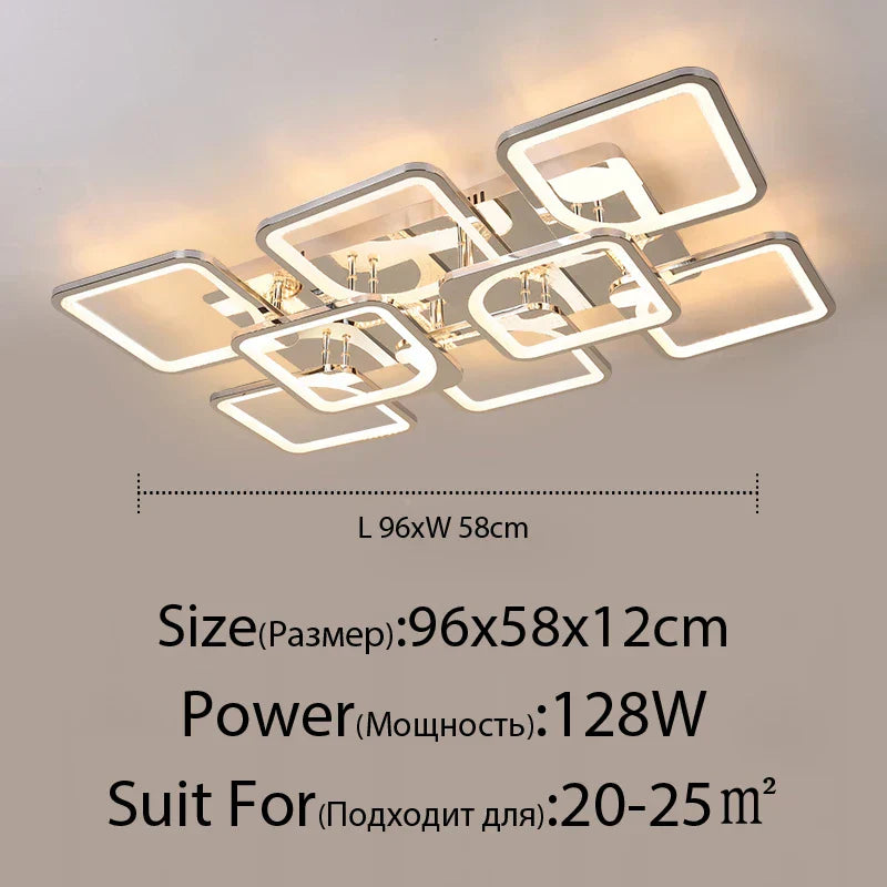 Decorbites™ LED-Kronleuchter: Fernbedienbar dimmbare Innenbeleuchtung für Schlafzimmer, Restaurant, Wohnzimmer