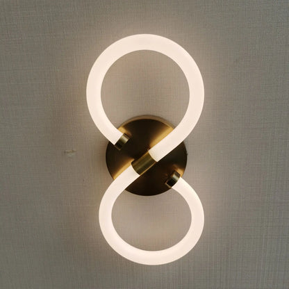 Decorbites™ Acrylring-LED-Wandleuchte für moderne Innenraumdekoration, Beleuchtung für Wohnzimmer und Schlafzimmer
