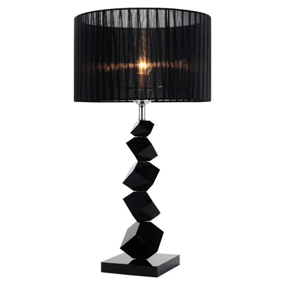 Decorbites™ Schwarze Kristall-Tischlampe: Modern, Gemütlich & Romantisch im Europäischen Stil
