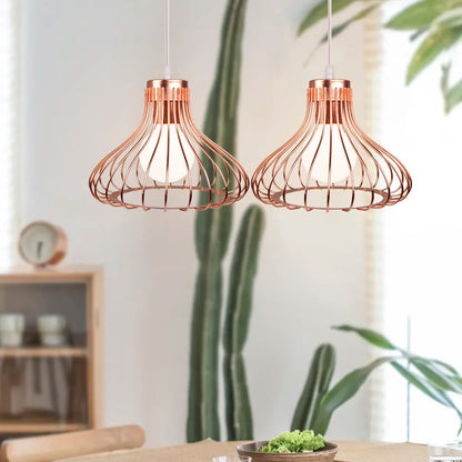 Decorbites™ Eisenkäfig-Hängeleuchten für modernes Vintage-Loft, retro Home-Dekor Küche Bar LED