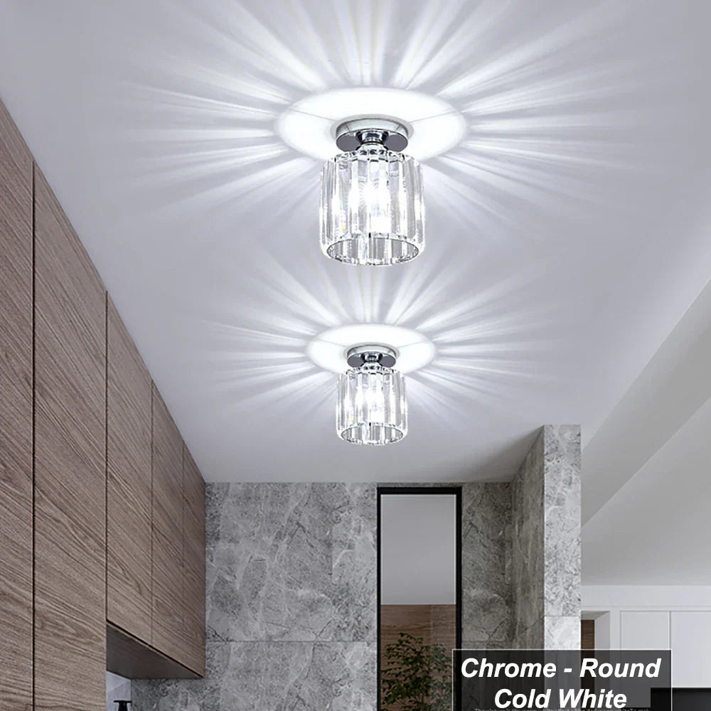 Decorbites™ Kristall-Gangkorridor-Deckenleuchte – Moderne Luxus-Innenhängeleuchte