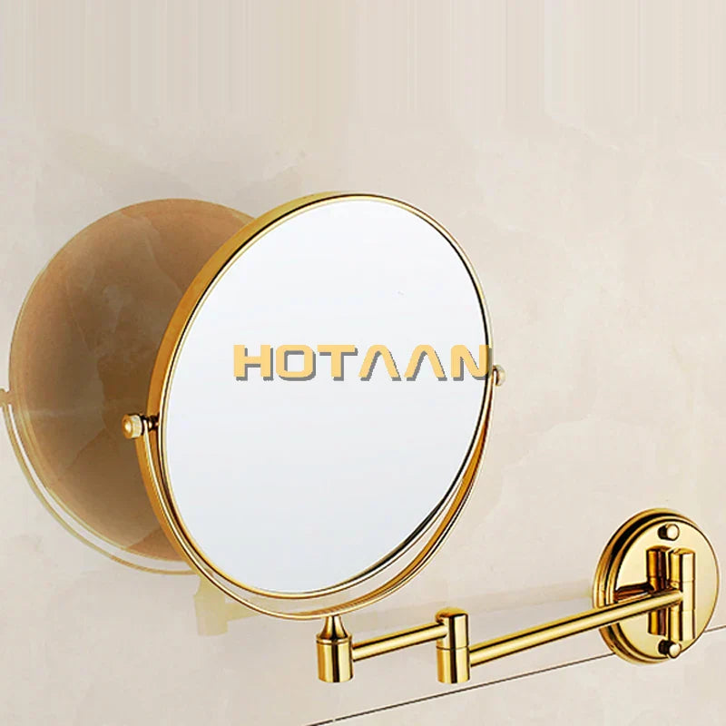 Gold Brass Cosmetic Mirror
