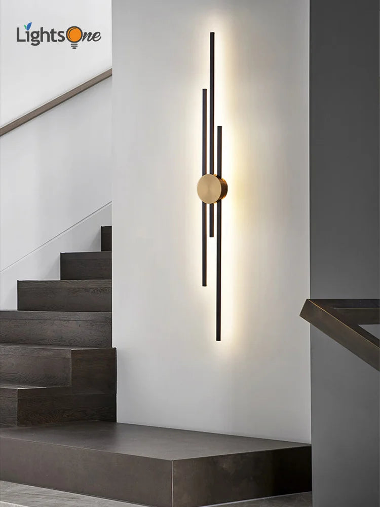 DecorBites™ Copper Wall Light for Bedroom, Living Room, TV Background - Minimalist Luxury Design