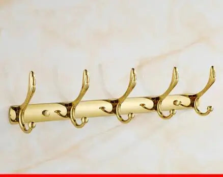 Gold Brass Bath Set