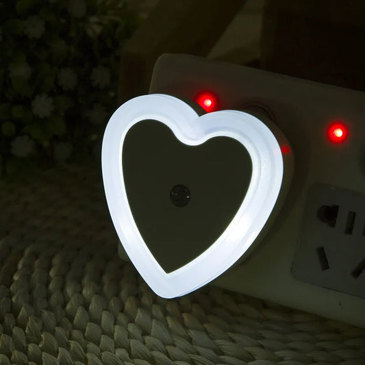 Decorbites™ Herzförmige LED-Nachtlampe mit drahtloser Sensorsteuerung für Schlafzimmer & Wohnzimmer